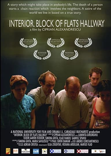 INTERIOR. BLOC OF FLATS HALLWAY poster