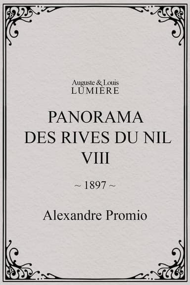 Panorama des rives du Nil, [VIII] poster