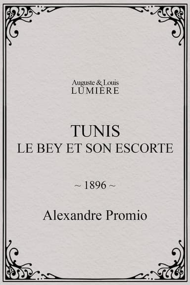 Tunis: Le Bey et son escorte poster