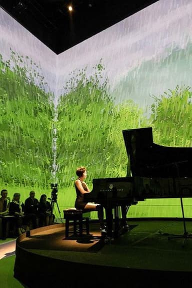 Yuja Wang x David Hockney London Lightroom poster