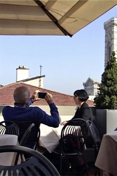 Terrasse avec vue poster
