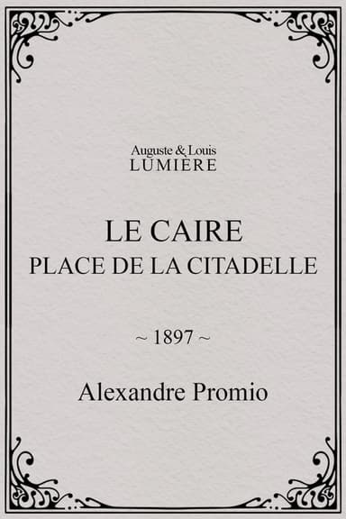 Le Caire, Place de la Citadelle poster
