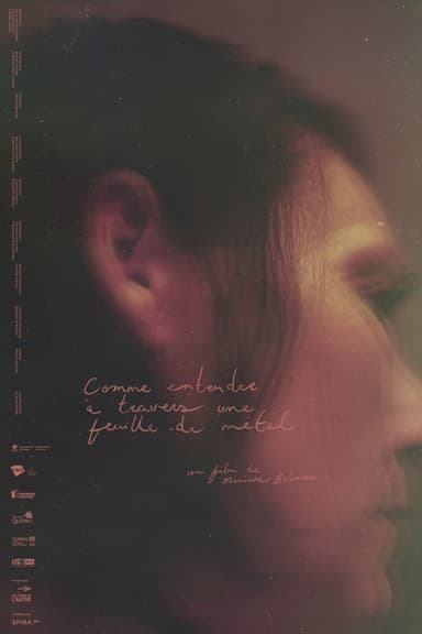 Comme entendre à travers une feuille de métal poster