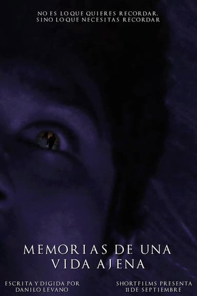 Memorias de una vida Ajena poster