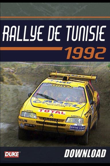 Rallye de Tunisie 1992 poster