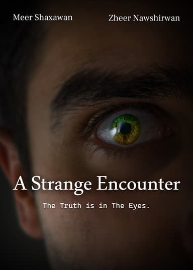 A strange encounter poster