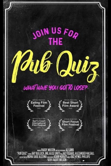 Pub Quiz poster