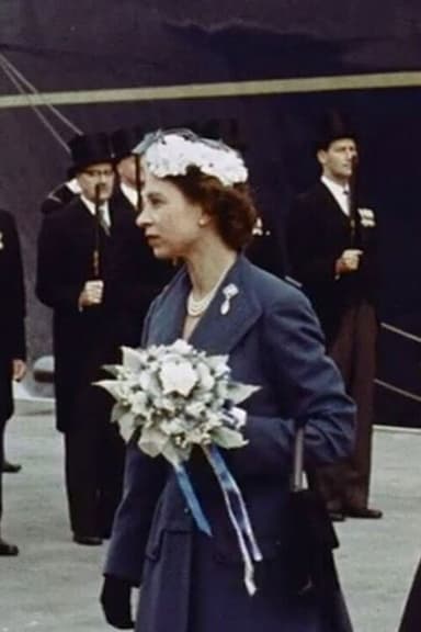 Royal Visit to Leith poster