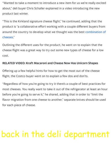 Back in the Deli Department poster
