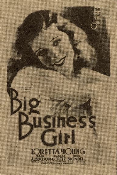 Big Business Girl poster
