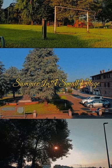 Summer in a small village poster