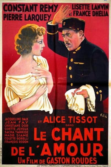 Le chant de l'amour poster