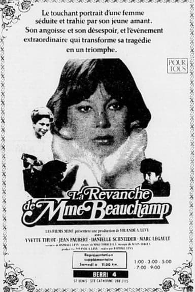 La revanche de Madame Beauchamp poster