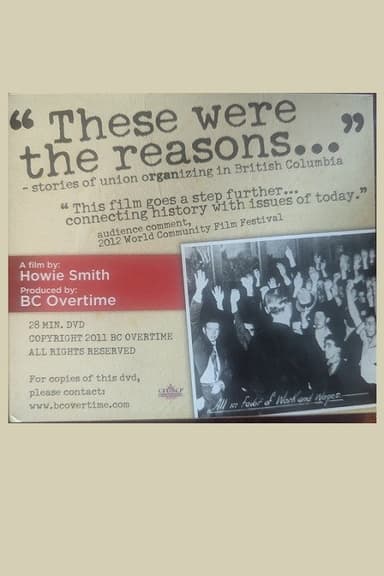These were the reasons poster