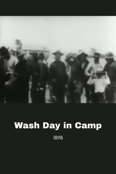 Wash Day in Camp poster