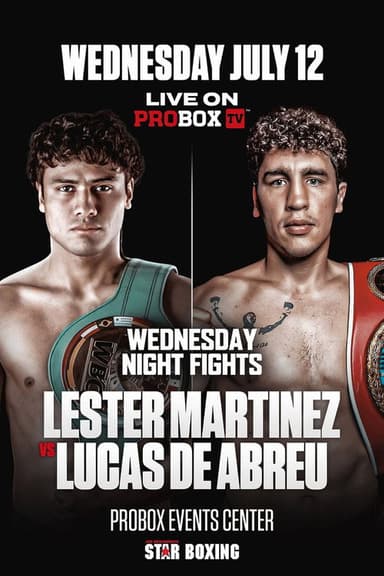 Lester Martinez vs. Lucas de Abreu poster