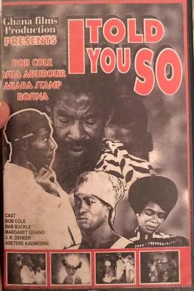 I Told You So poster