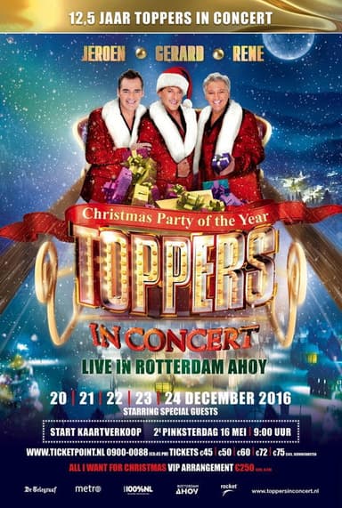 Toppers - Christmas Party poster