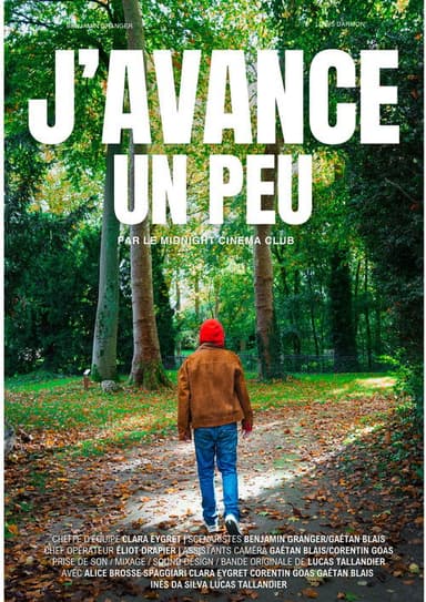 J'avance un peu poster