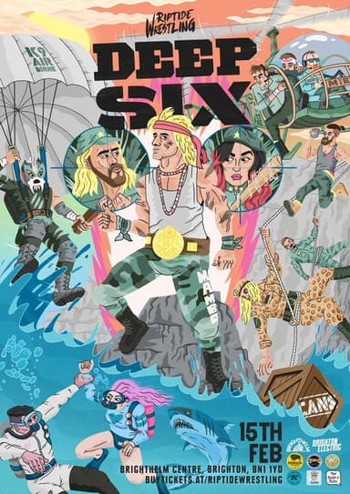 RIPTIDE: Deep Six 2019 poster