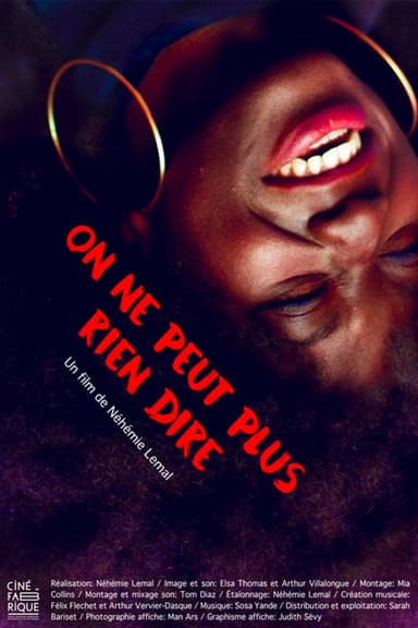 On ne peut plus rien dire poster