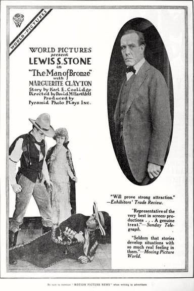 The Man of Bronze poster