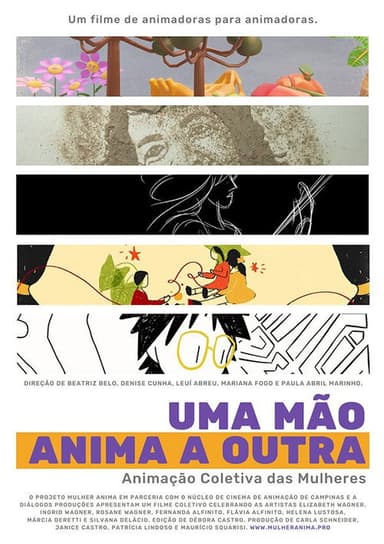 Uma mão anima a outra poster