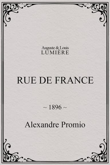 Rue de France poster