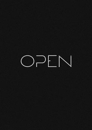 Open poster