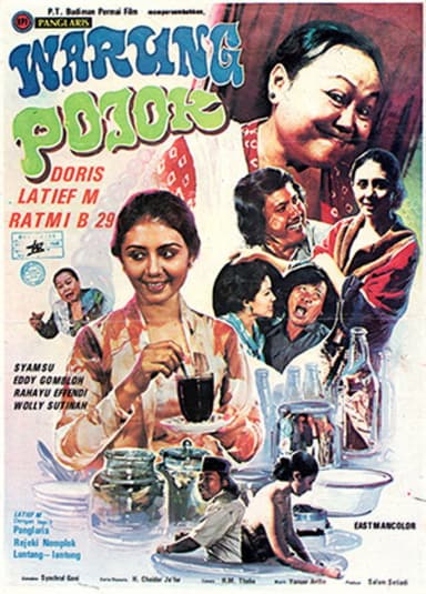 Street Corner Food Stall poster
