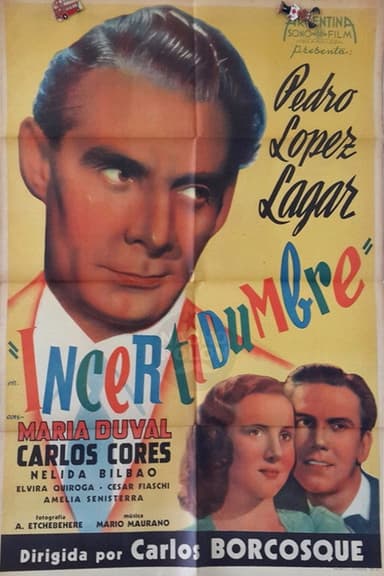 Incertidumbre poster