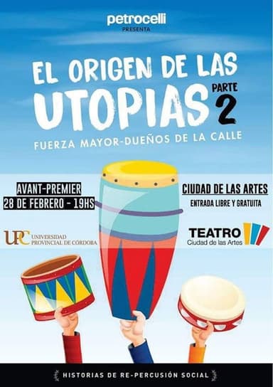 El origen de las utopías poster