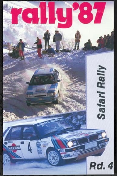 Safari Rally 1987 poster