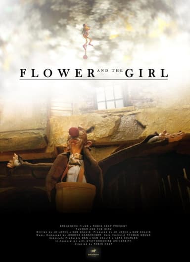 Flower and the girl poster