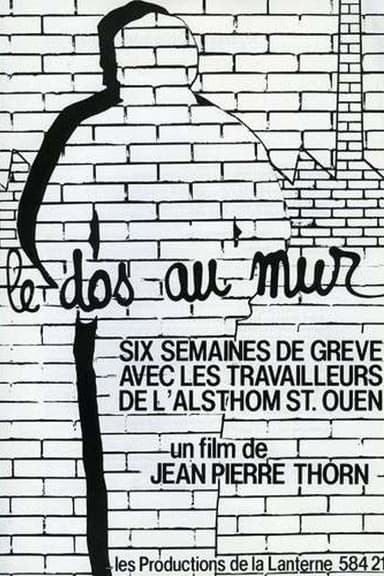 Le Dos au mur poster