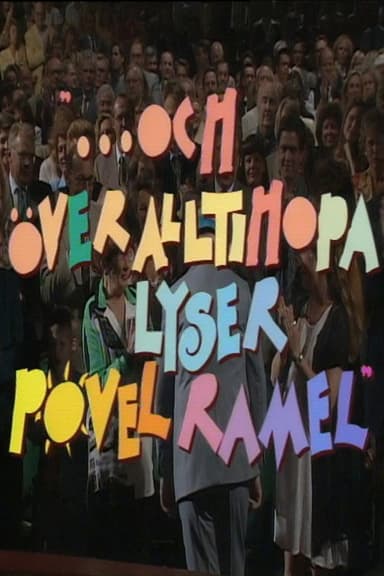 ...och över alltihopa lyser Povel Ramel poster