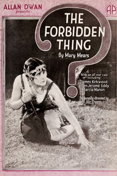 The Forbidden Thing poster
