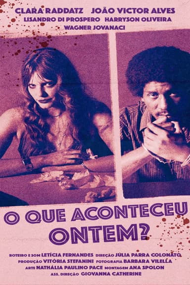 What happened yesterday? poster
