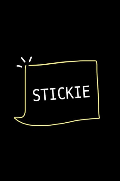 Stickie poster