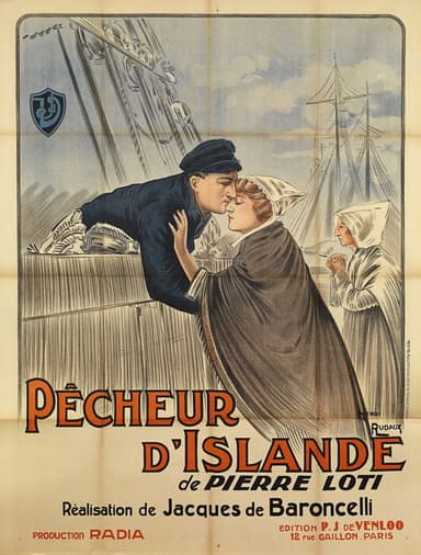 Iceland Fisherman poster