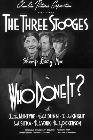Who Done It? poster