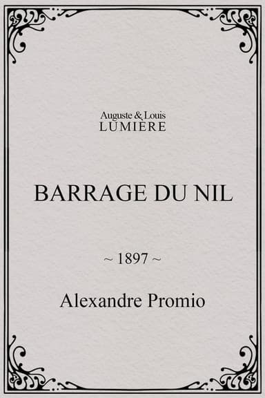Barrage du Nil poster