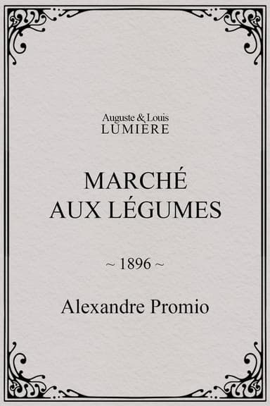 Marché aux légumes poster