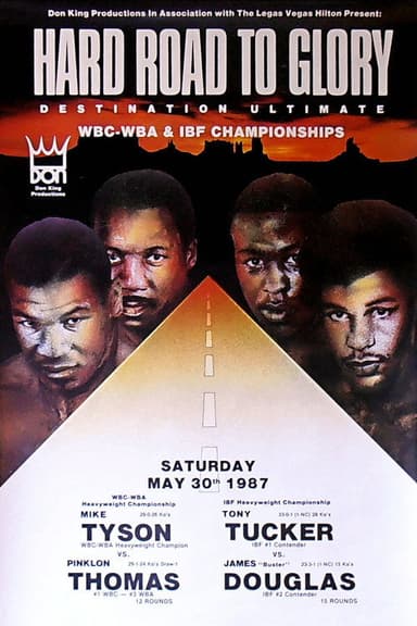 Mike Tyson vs. Pinklon Thomas poster