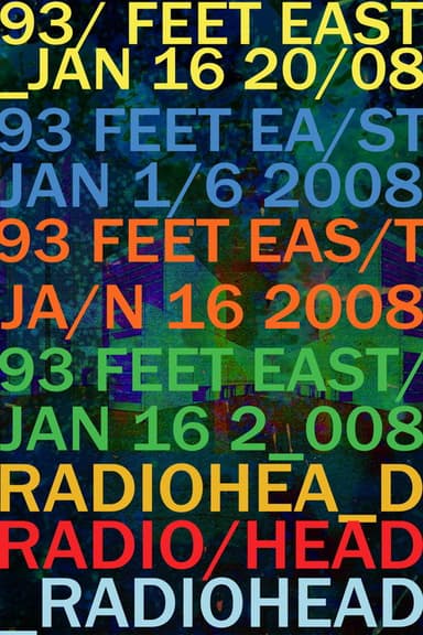 Radiohead: Live From 93 Feet East, London poster