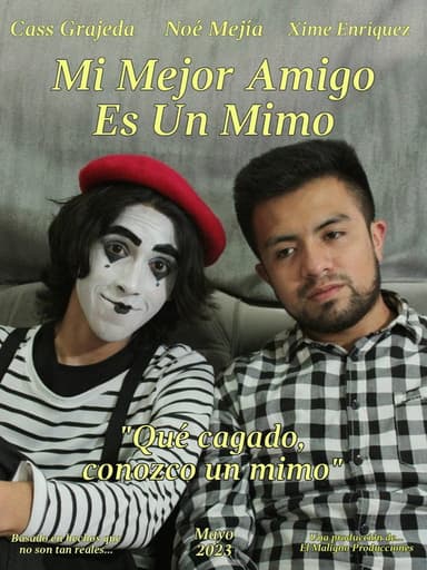 Mi mejor amigo es un mimo poster