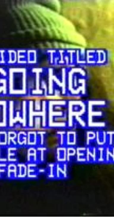 Going Nowhere poster