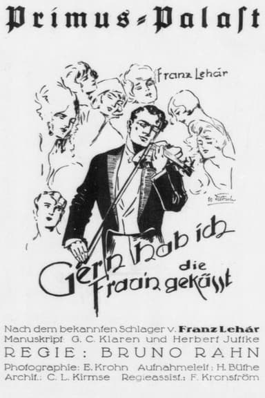 Gern hab' ich die Frauen geküßt poster