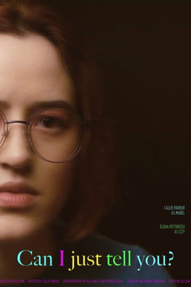 Can I Just Tell You? poster