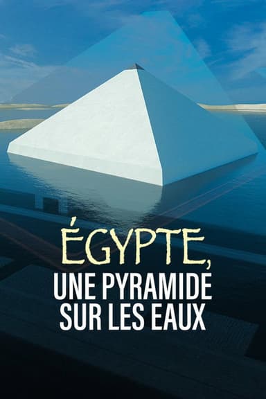 Egypt floating pyramid poster